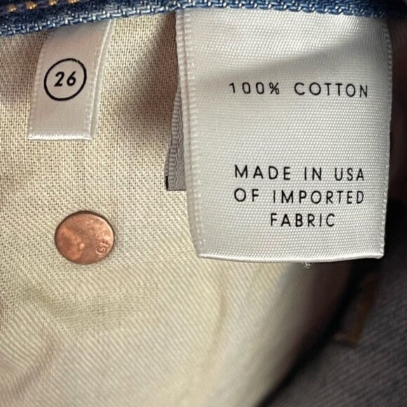 GRLFRND Jeans Karolina High Rise Jean size 26 in a little more love distressed - Picture 11 of 16